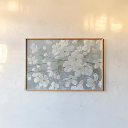 Spring Beautiful Crop by James Wiens. shown as a paper print in a natural frame. Available as a archival giclee rolled canvas, fine art paper, or poster print. SKU 29041i.