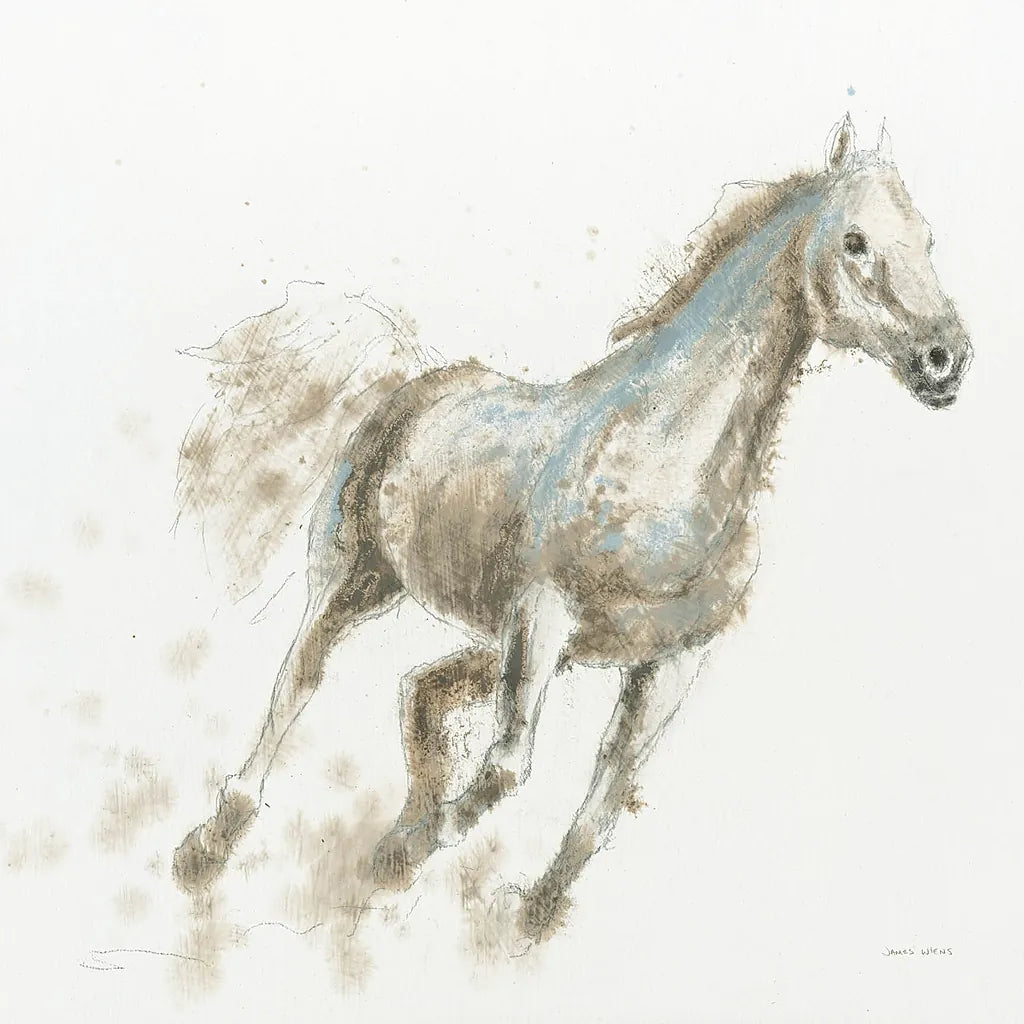 Stallion I by James Wiens. SKU 24005a. Archival Giclee Fine art print for wall decor.