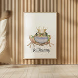 Still Waiting by James Wiens. shown as over sized large wall art. Available as an archival giclee rolled canvas, fine art paper, or poster print. SKU 60667h.