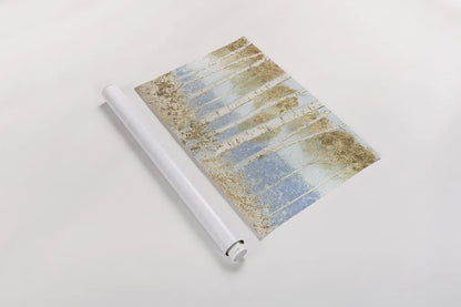 Summer Birches by James Wiens. shown as a rolled paper print. Available as archival giclee rolled canvas, fine art paper, or poster print. SKU 25440i.