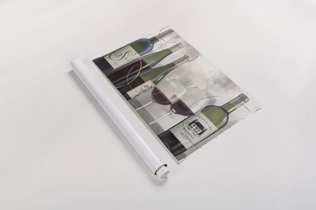 Taste Appeal Red II by James Wiens. shown as a rolled paper print. Available as archival giclee rolled canvas, fine art paper, or poster print. SKU 15866i.