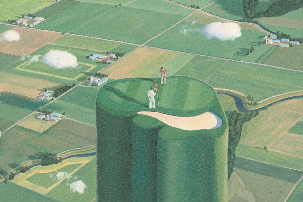 Tee it Up by James Wiens. SKU 54895i. Archival Giclee Fine art print for wall decor.