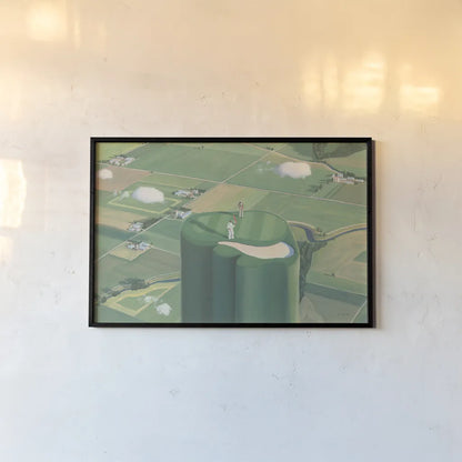 Tee it Up by James Wiens. shown as a paper print in a black flame. Available as a archival giclee rolled canvas, fine art paper, or poster print. SKU 54895i.