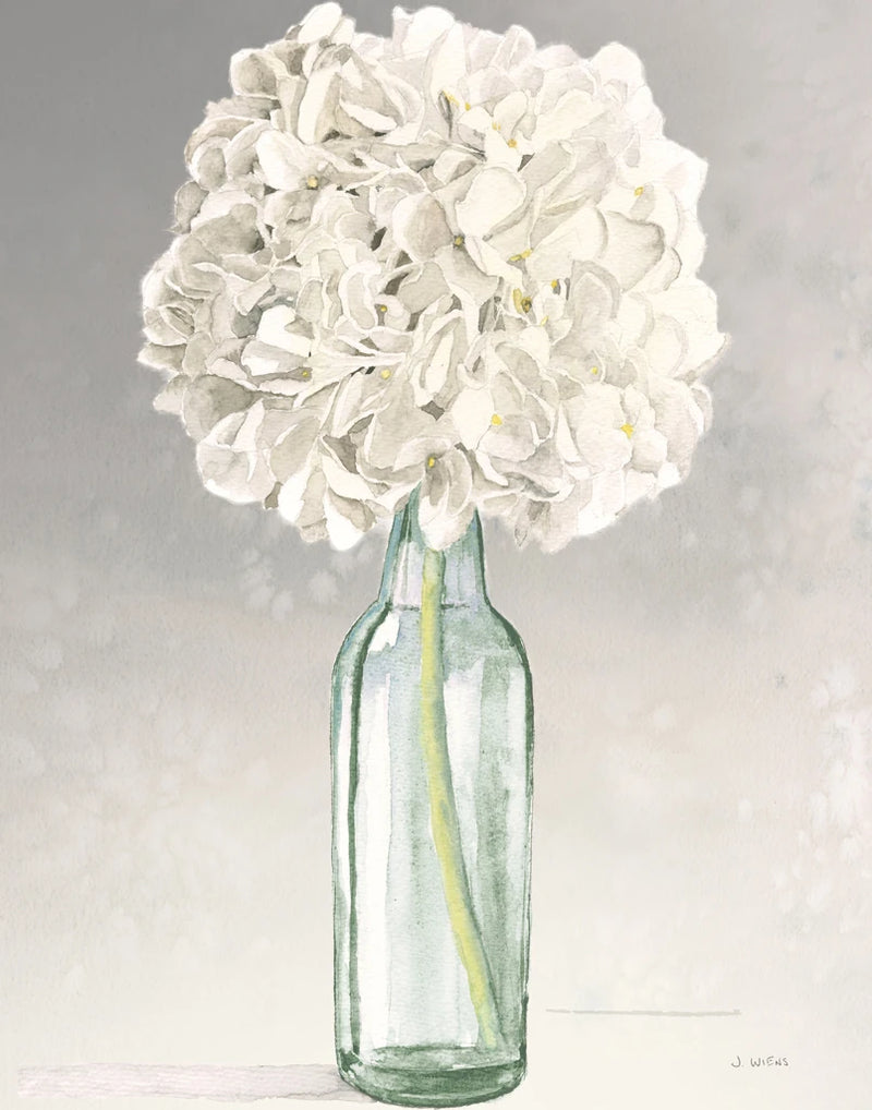 Tranquil Blossoms II Green Crop by James Wiens