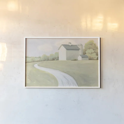 Tranquil Scene by James Wiens. shown as a paper print in a white frame. Available as a archival giclee rolled canvas, fine art paper, or poster print. SKU 75177i.