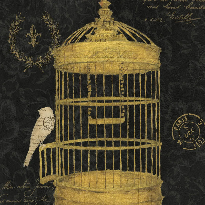 Via Paris II Gold by James Wiens. SKU 33411a. Archival Giclee Fine art print for wall decor.
