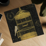 Via Paris II Gold by James Wiens. Shown as a detailed flat fine art print, highlighting archival giclee quality. Available as an archival giclee rolled canvas, fine art paper, or poster print. SKU 33411a.