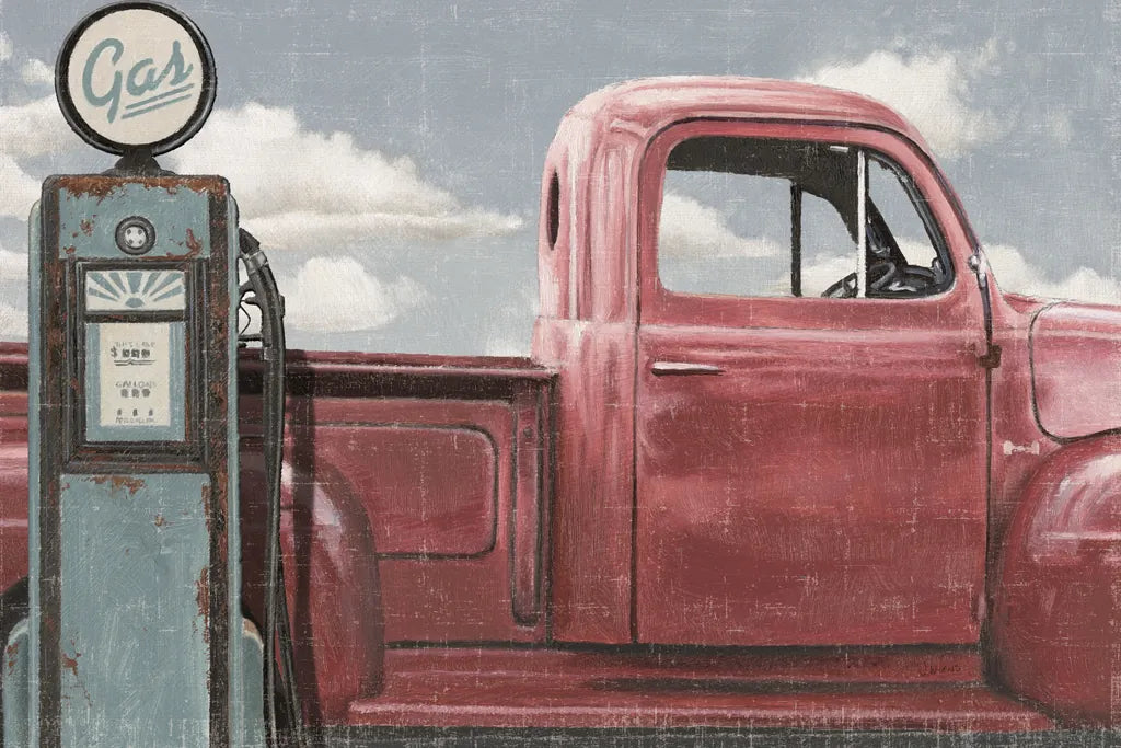 Vintage Truck I by James Wiens. SKU 83532i. Archival Giclee Fine art print for wall decor.
