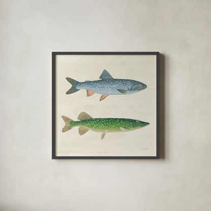 Waters Edge I by James Wiens. Shown in a sleek black glass frame for a contemporary gallery look. Available as an archival giclee rolled canvas, fine art paper, or poster print. SKU 95388a.