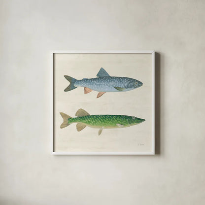 Waters Edge I by James Wiens. Shown in a crisp white glass frame for a clean and minimalist style. Available as an archival giclee rolled canvas, fine art paper, or poster print. SKU 95388a.