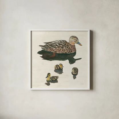 Waters Edge III by James Wiens. Shown in a crisp white glass frame for a clean and minimalist style. Available as an archival giclee rolled canvas, fine art paper, or poster print. SKU 95390a.