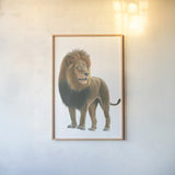 Wild and Free I by James Wiens. shown as a paper print in a natural frame. Available as a archival giclee rolled canvas, fine art paper, or poster print. SKU 66111h.