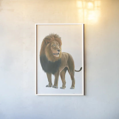 Wild and Free I by James Wiens. shown as a paper print in a white frame. Available as a archival giclee rolled canvas, fine art paper, or poster print. SKU 66111h.