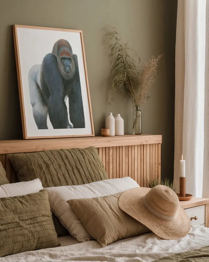 Wild and Free II by James Wiens. shown as a paper print in a natural frame. Available as a archival giclee rolled canvas, fine art paper, or poster print. SKU 66112h.