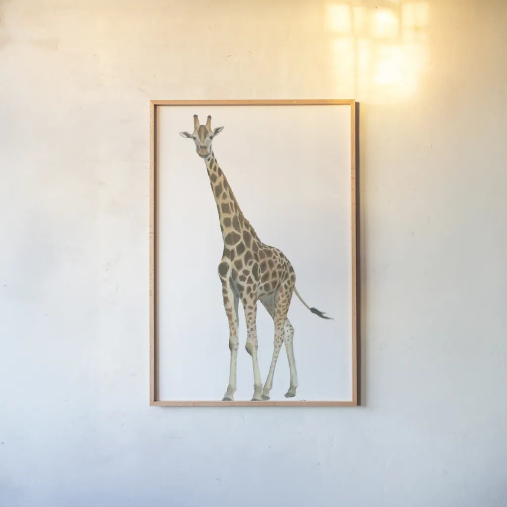 Wild and Free V by James Wiens. shown as a paper print in a natural frame. Available as a archival giclee rolled canvas, fine art paper, or poster print. SKU 66115h.