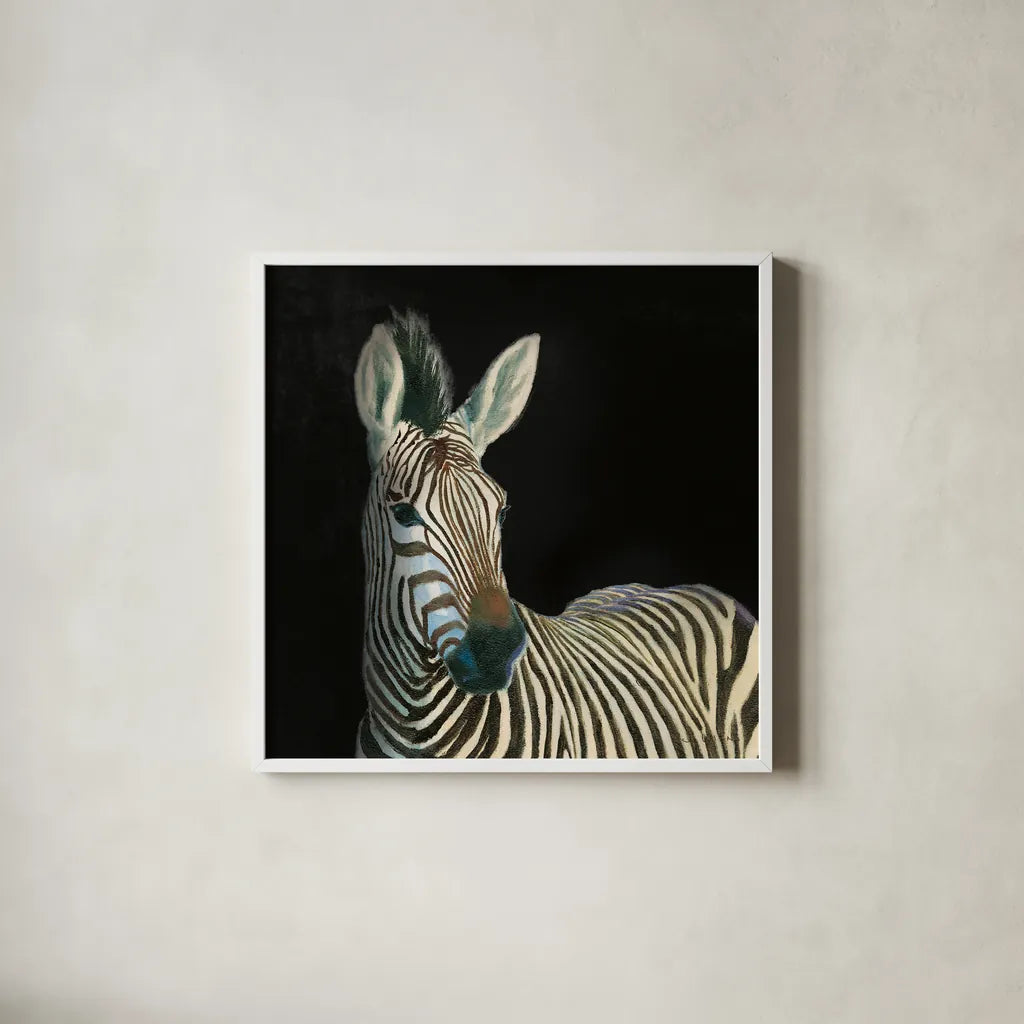 Wild and Free VI Black by James Wiens. Shown in a crisp white glass frame for a clean and minimalist style. Available as an archival giclee rolled canvas, fine art paper, or poster print. SKU 69079a.