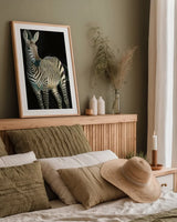 Wild and Free VI Black by James Wiens. shown as a paper print in a natural frame. Available as a archival giclee rolled canvas, fine art paper, or poster print. SKU 69079h.