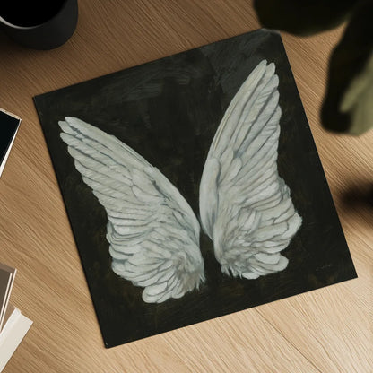 Wings I by James Wiens. Shown as a detailed flat fine art print, highlighting archival giclee quality. Available as an archival giclee rolled canvas, fine art paper, or poster print. SKU 74179a.