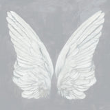 Wings I on Gray by James Wiens. SKU 74504a. Archival Giclee Fine art print for wall decor.