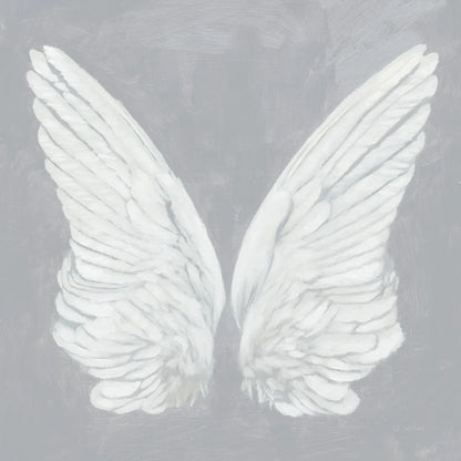 Wings I on Gray by James Wiens. SKU 74504a. Archival Giclee Fine art print for wall decor.