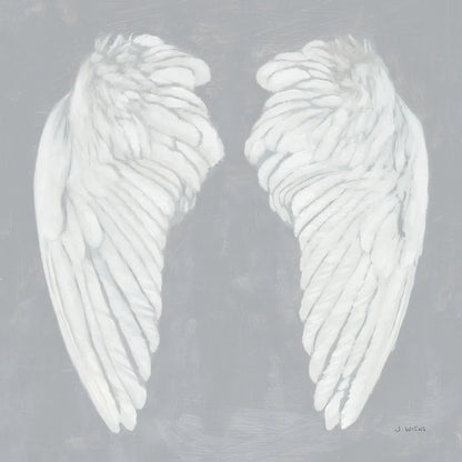 Wings I on Gray Flipped by James Wiens. SKU 80197a. Archival Giclee Fine art print for wall decor.