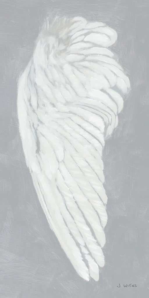 Wings II on Gray Flipped by James Wiens