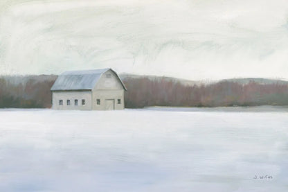 Winter Barn by James Wiens. SKU 70063i. Archival Giclee Fine art print for wall decor.