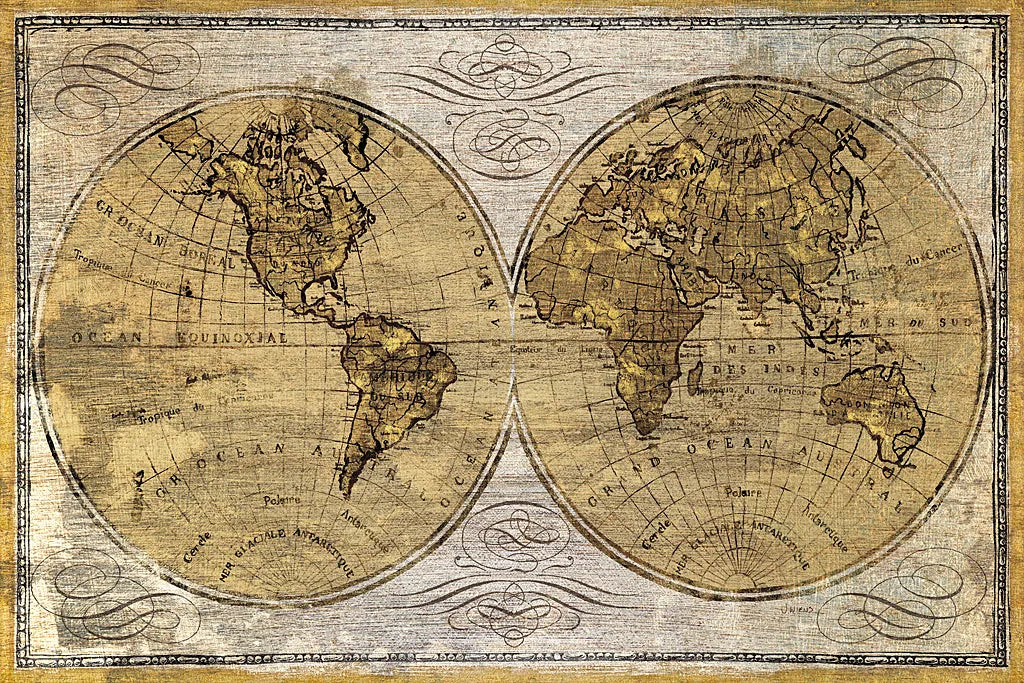 Worldwide I by James Wiens. SKU 16699i. Archival Giclee Fine art print for wall decor.