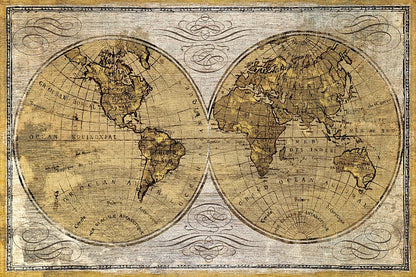 Worldwide I by James Wiens. SKU 16699i. Archival Giclee Fine art print for wall decor.