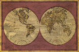 Worldwide I Marsala Gold by James Wiens. SKU 33417i. Archival Giclee Fine art print for wall decor.