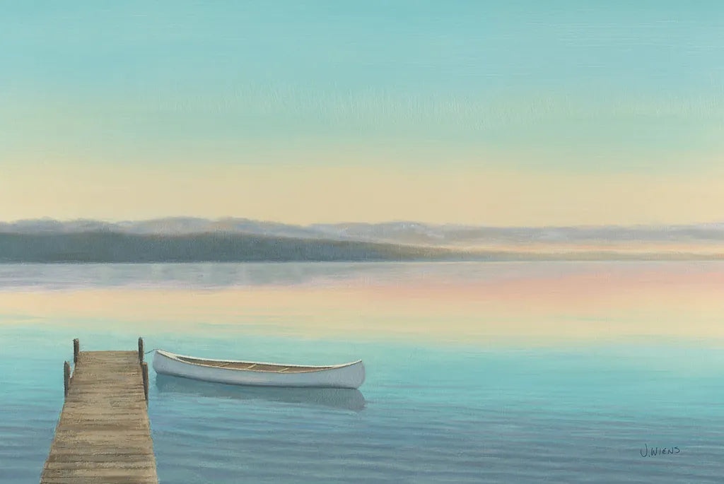 Zen Canoe I by James Wiens. SKU 20449i. Archival Giclee Fine art print for wall decor.