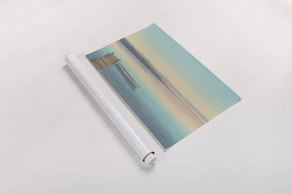 Zen Canoe I by James Wiens. shown as a rolled paper print. Available as archival giclee rolled canvas, fine art paper, or poster print. SKU 20449i.