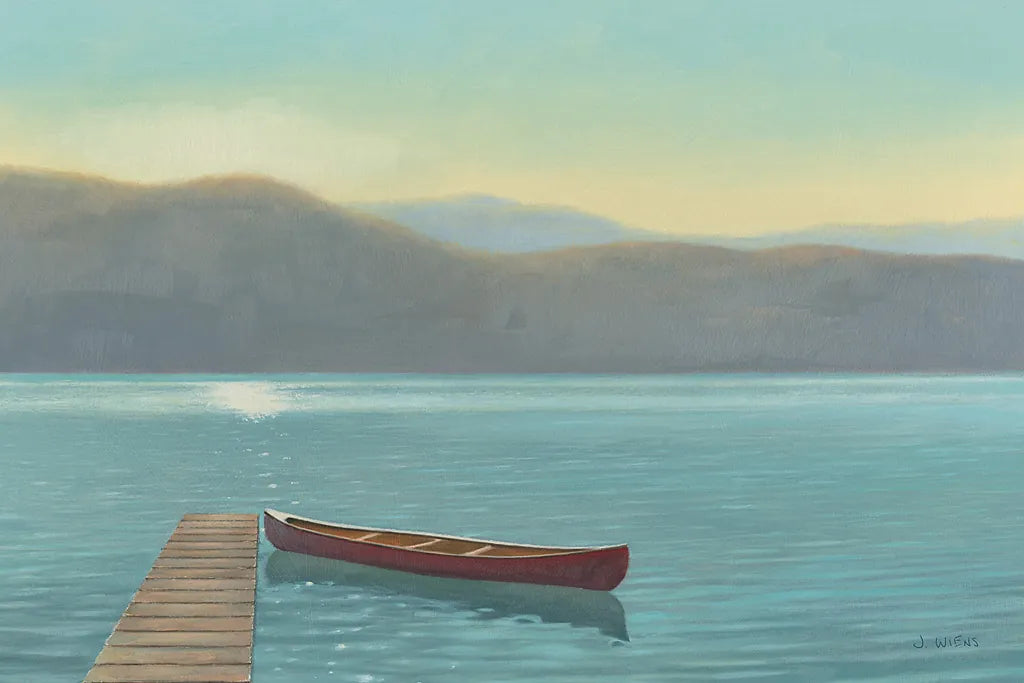 Zen Canoe II by James Wiens. SKU 18508i. Archival Giclee Fine art print for wall decor.
