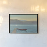 Zen Canoe II by James Wiens. shown as a paper print in a black flame. Available as a archival giclee rolled canvas, fine art paper, or poster print. SKU 18508i.