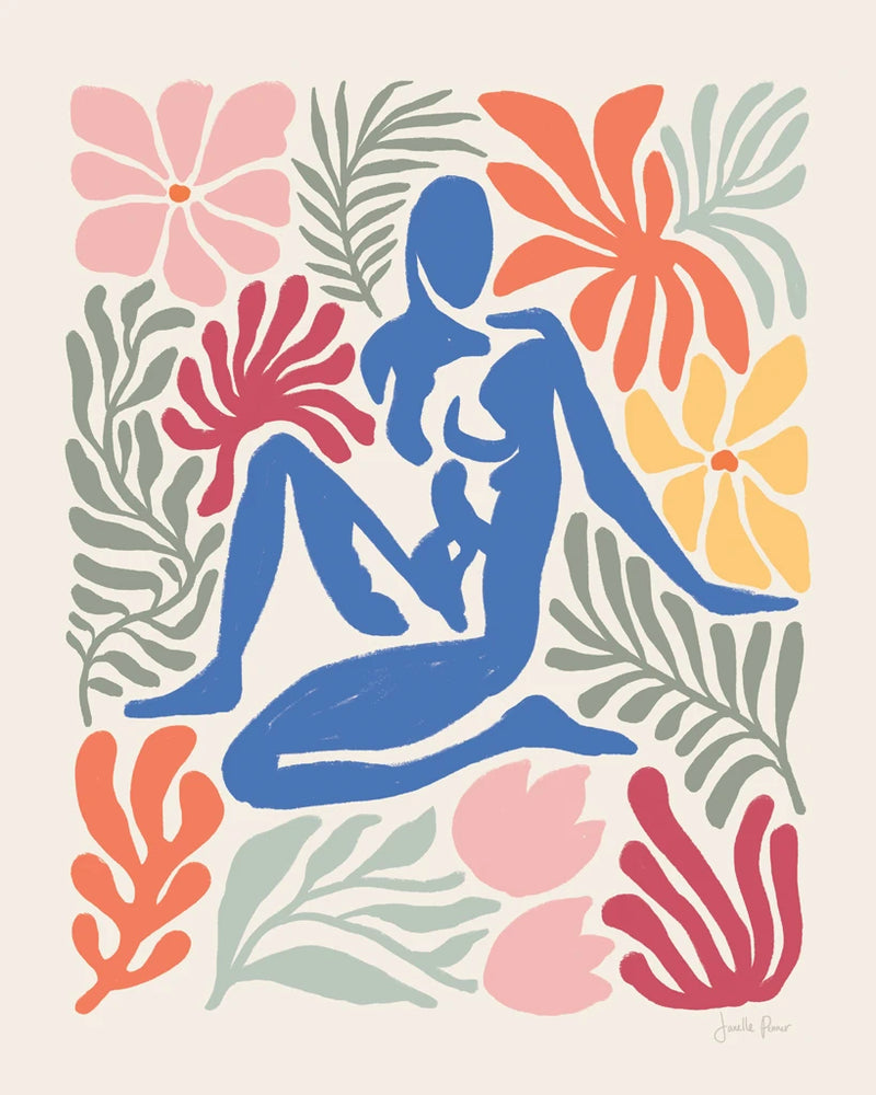 Abstract Garden I by Janelle Penner