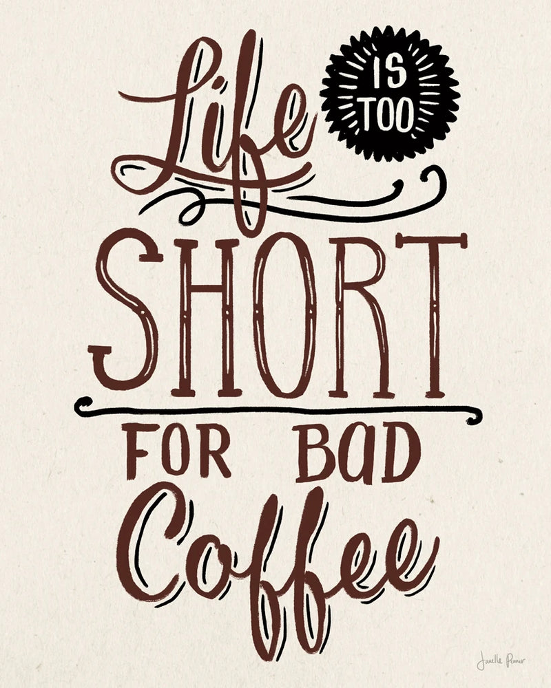 Bad Coffee I No Pink by Janelle Penner
