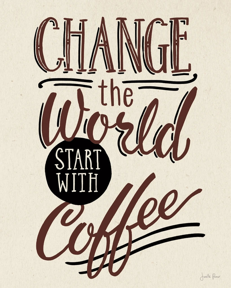 Bad Coffee II No Pink by Janelle Penner