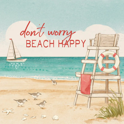 Beach Time III by Janelle Penner. SKU 44259a. Archival Giclee Fine art print for wall decor.