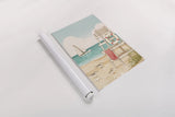 Beach Time III Vertical NW by Janelle Penner. shown as a rolled paper print. Available as archival giclee rolled canvas, fine art paper, or poster print. SKU 62718h.