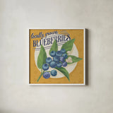 Berry Breeze II by Janelle Penner. Shown in a crisp white glass frame for a clean and minimalist style. Available as an archival giclee rolled canvas, fine art paper, or poster print. SKU 73439a.