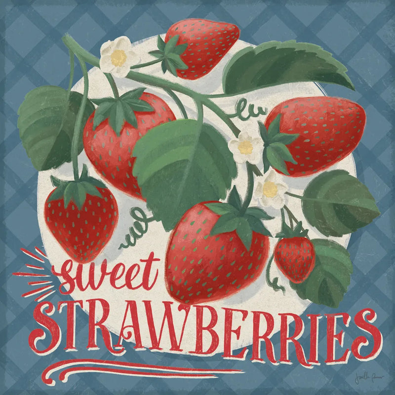 Berry Breeze IV by Janelle Penner. SKU 73441a. Archival Giclee Fine art print for wall decor.