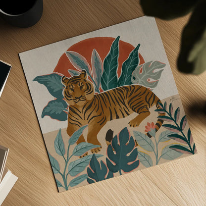 Big Cat Beauty III by Janelle Penner. Shown as a detailed flat fine art print, highlighting archival giclee quality. Available as an archival giclee rolled canvas, fine art paper, or poster print. SKU 64884a.