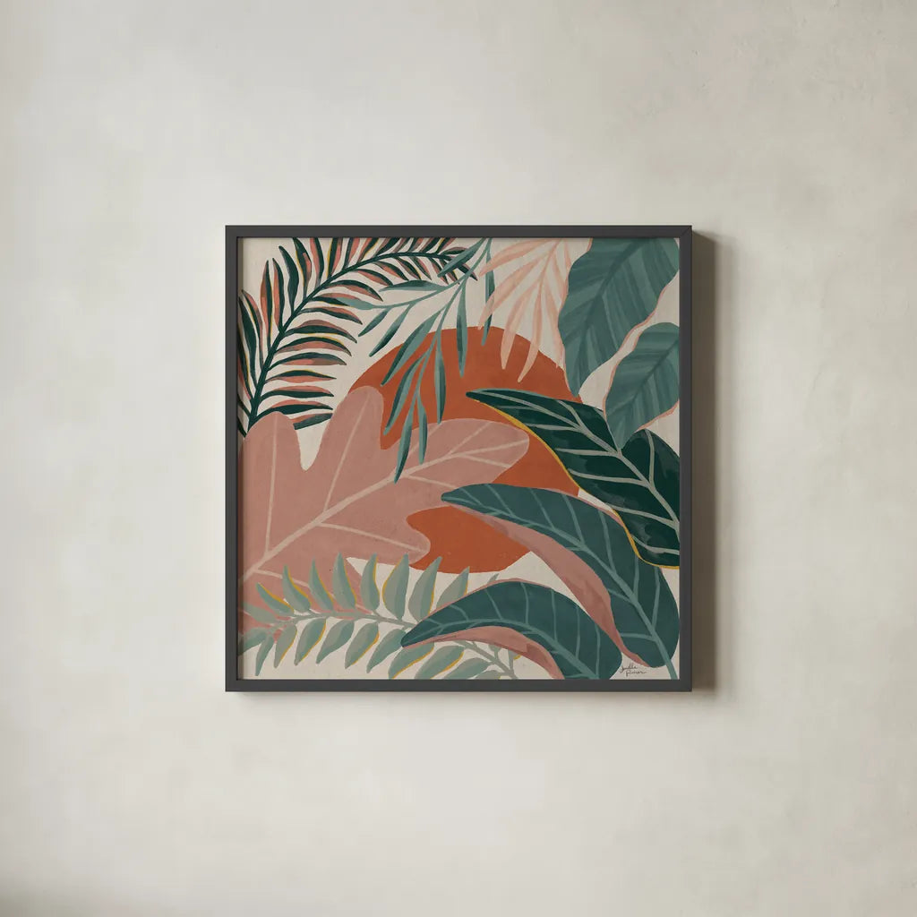 Big Cat Beauty IV by Janelle Penner. Shown in a sleek black glass frame for a contemporary gallery look. Available as an archival giclee rolled canvas, fine art paper, or poster print. SKU 64885a.