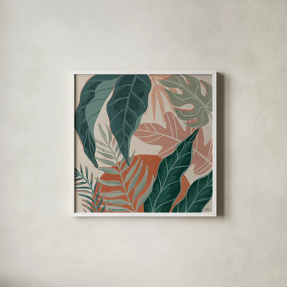 Big Cat Beauty V by Janelle Penner. Shown in a crisp white glass frame for a clean and minimalist style. Available as an archival giclee rolled canvas, fine art paper, or poster print. SKU 64886a.