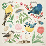 Bird Study II by Janelle Penner. SKU 58595a. Archival Giclee Fine art print for wall decor.