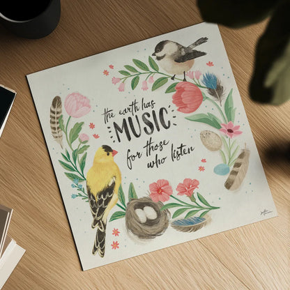 Bird Study IV by Janelle Penner. Shown as a detailed flat fine art print, highlighting archival giclee quality. Available as an archival giclee rolled canvas, fine art paper, or poster print. SKU 58597a.