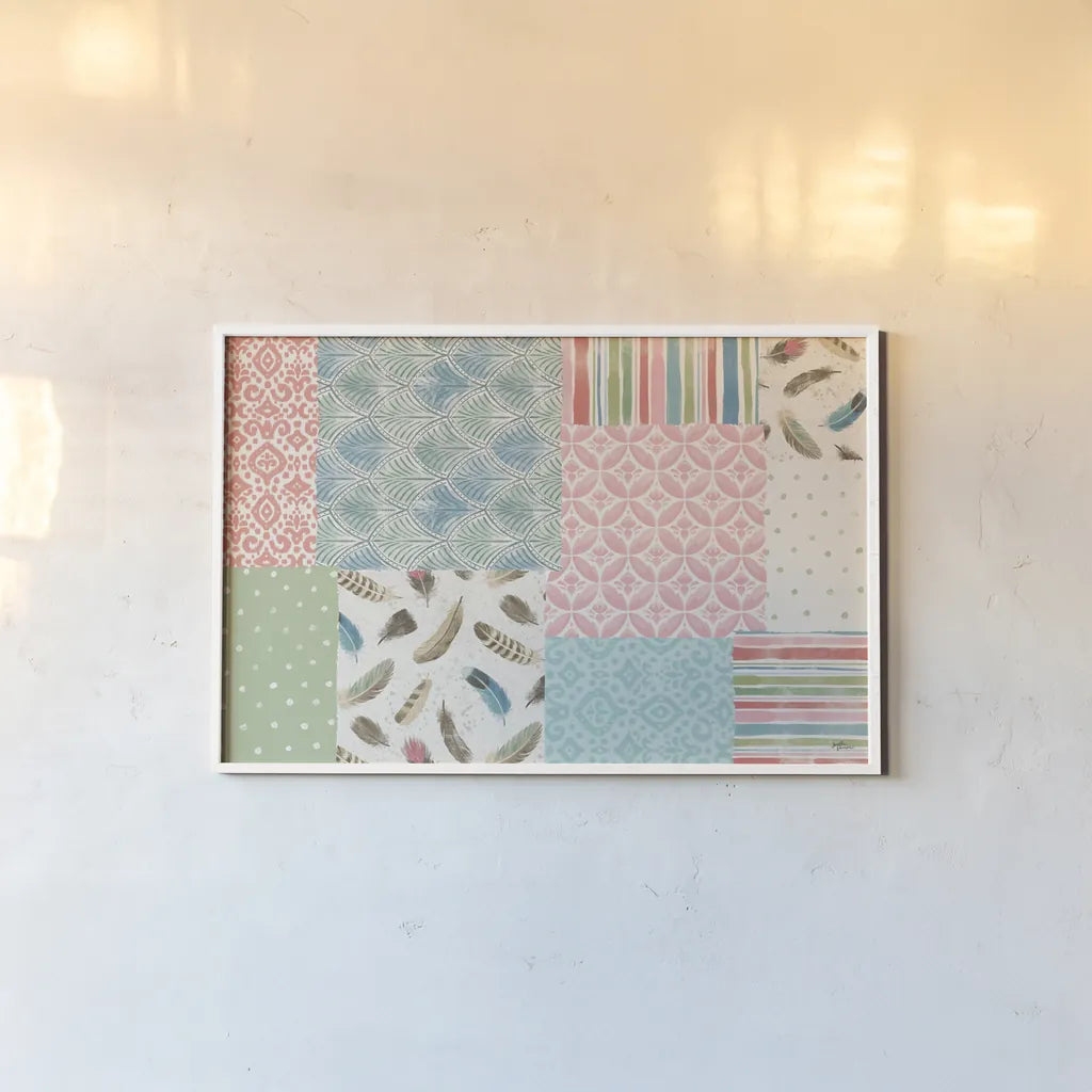 Bird Study VI by Janelle Penner. shown as a paper print in a white frame. Available as a archival giclee rolled canvas, fine art paper, or poster print. SKU 58599i.