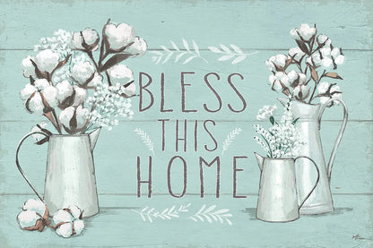 Blessed I Mint by Janelle Penner. SKU 39458i. Archival Giclee Fine art print for wall decor.