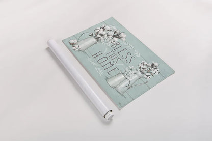 Blessed I Mint by Janelle Penner. shown as a rolled paper print. Available as archival giclee rolled canvas, fine art paper, or poster print. SKU 39458i.