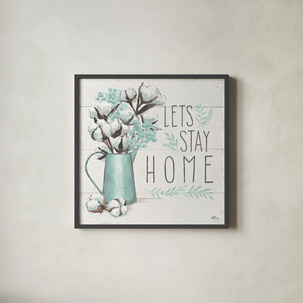 Blessed IV by Janelle Penner. Shown in a sleek black glass frame for a contemporary gallery look. Available as an archival giclee rolled canvas, fine art paper, or poster print. SKU 39450a.